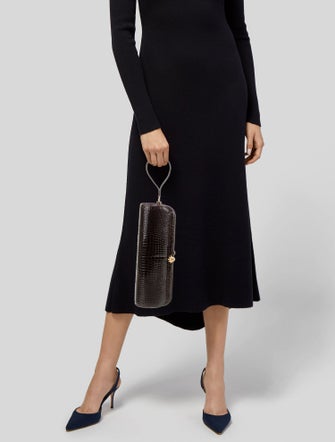 Kwanpen Crocodile Clutch