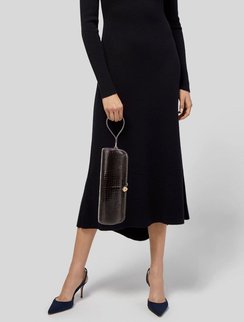 Kwanpen Crocodile Clutch