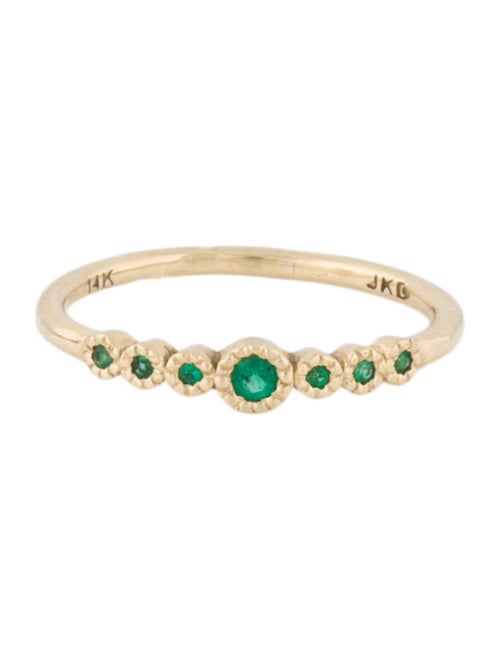 Jennie Kwon Designs 14K Emerald Journey Ring
