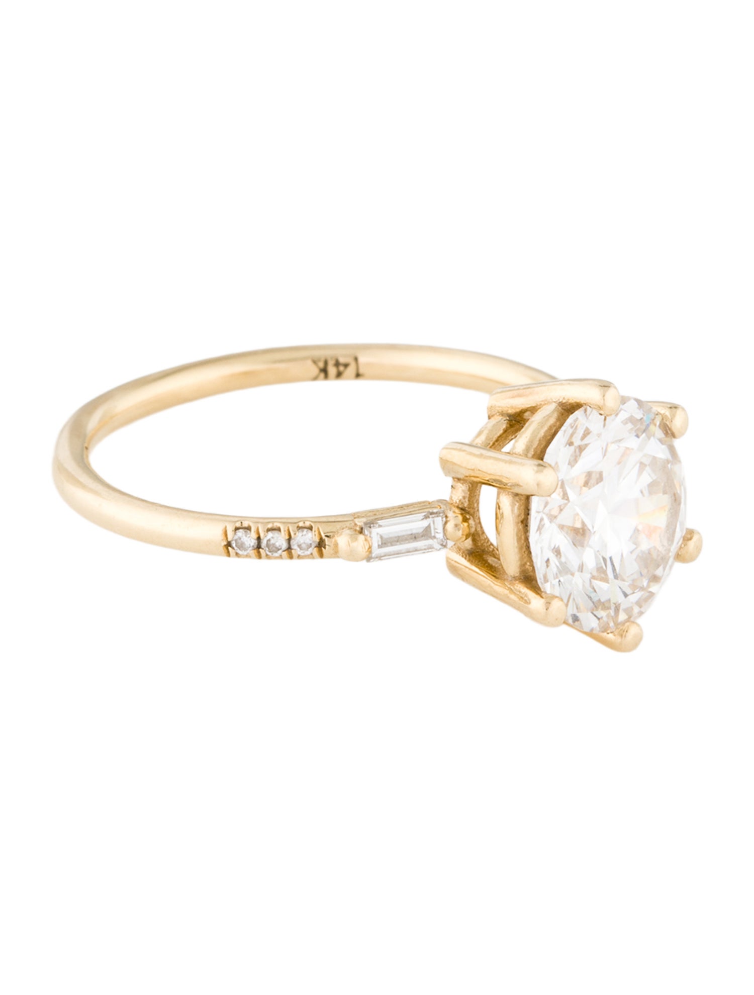 Jennie Kwon Designs 2.26ctw Lab-Grown Diamond Engagement Ring