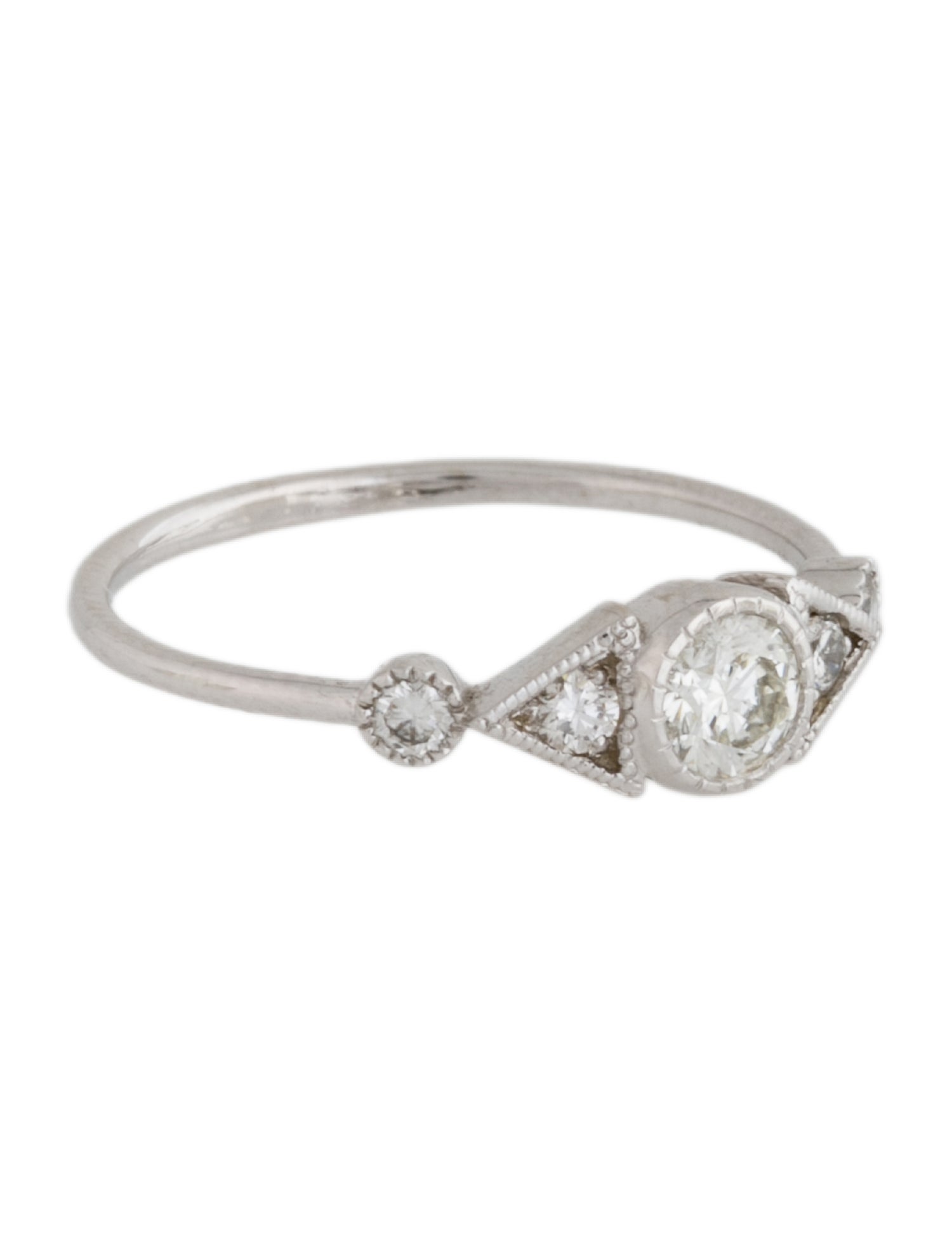 Jennie Kwon Designs Diamond Duo Deco Spear Ring