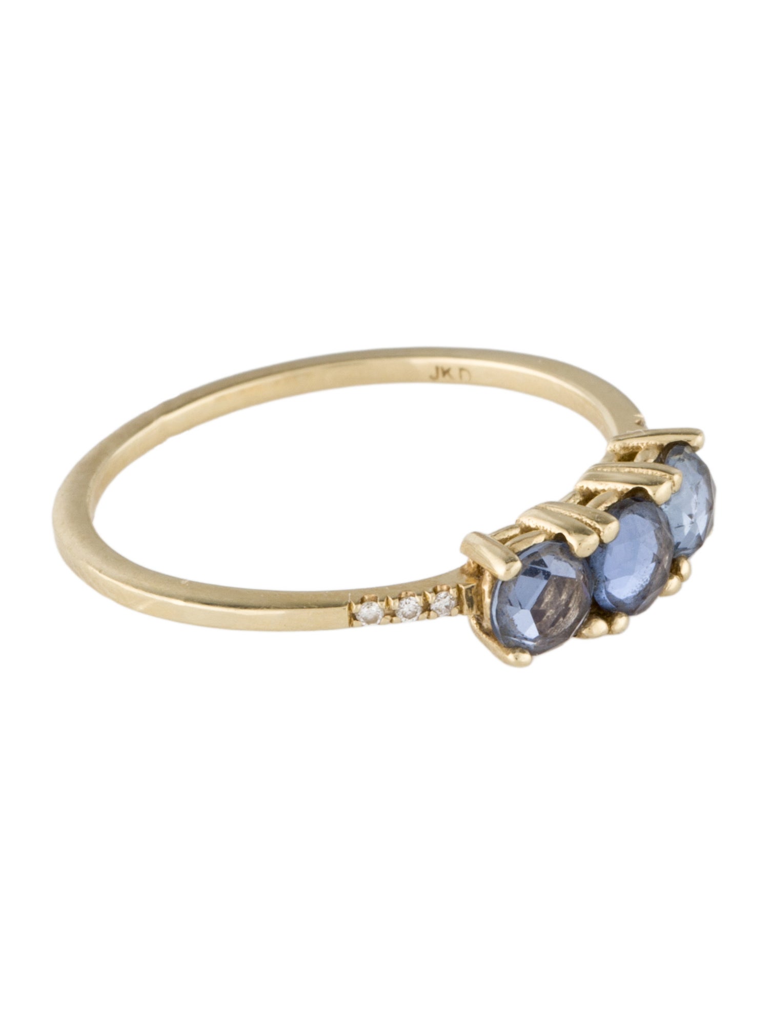 Jennie Kwon Designs 14K Sapphire & Diamond Painter's Ring