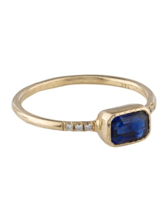 Jennie Kwon Designs 14K Sapphire & Diamond Ring