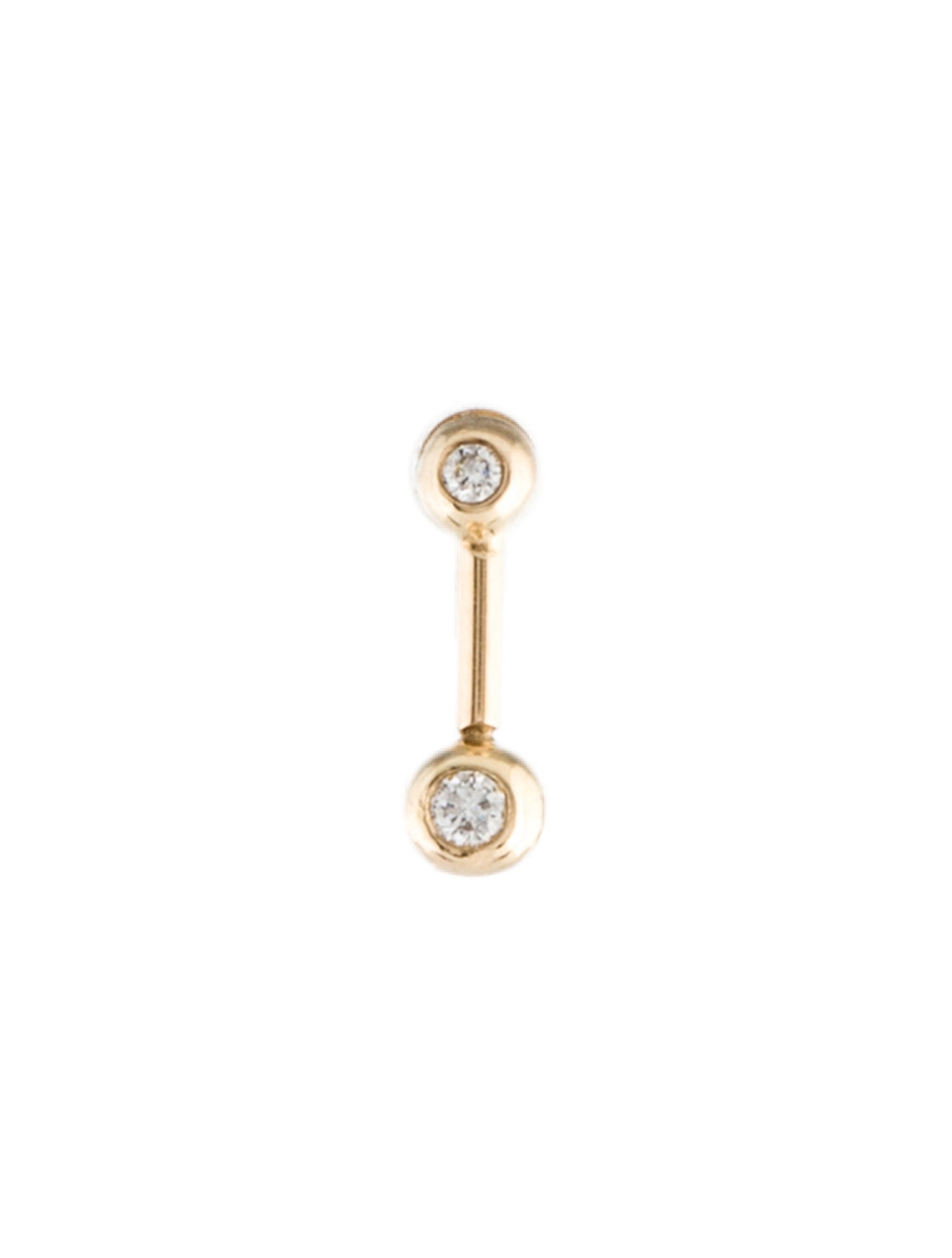 Jennie Kwon Designs 14K Diamond Stud Single Earring