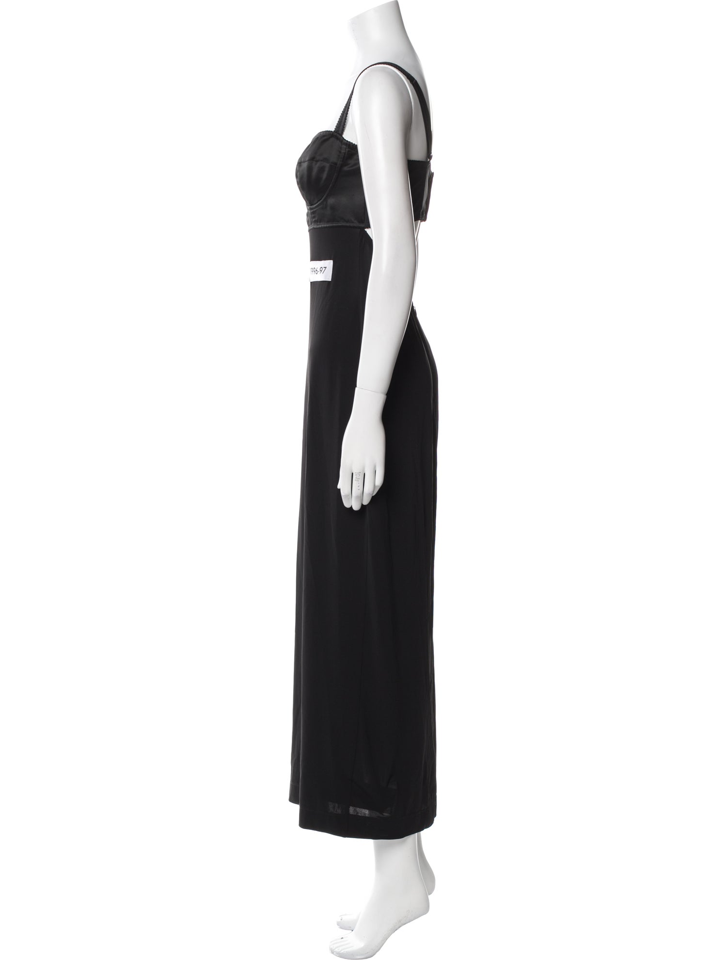 Kim Dolce & Gabbana Square Neckline Long Dress