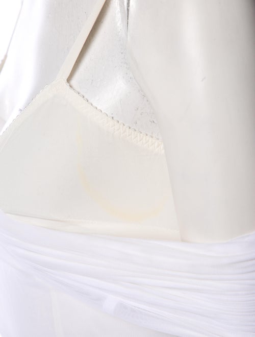 Kim Dolce & Gabbana Off-The-Shoulder Midi Length Dress