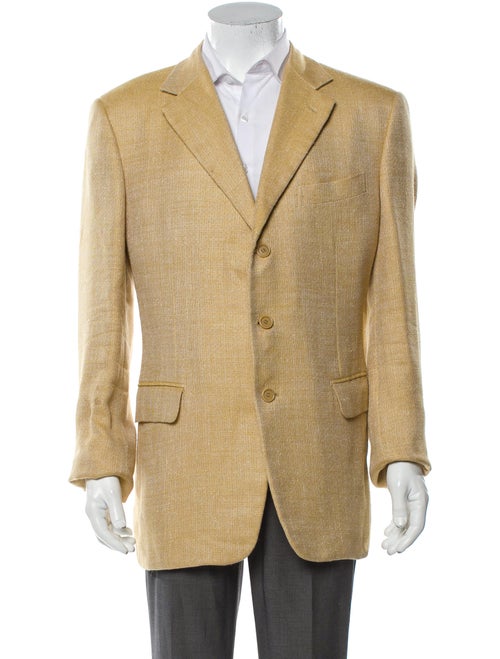 Krizia Silk Blazer Yellow