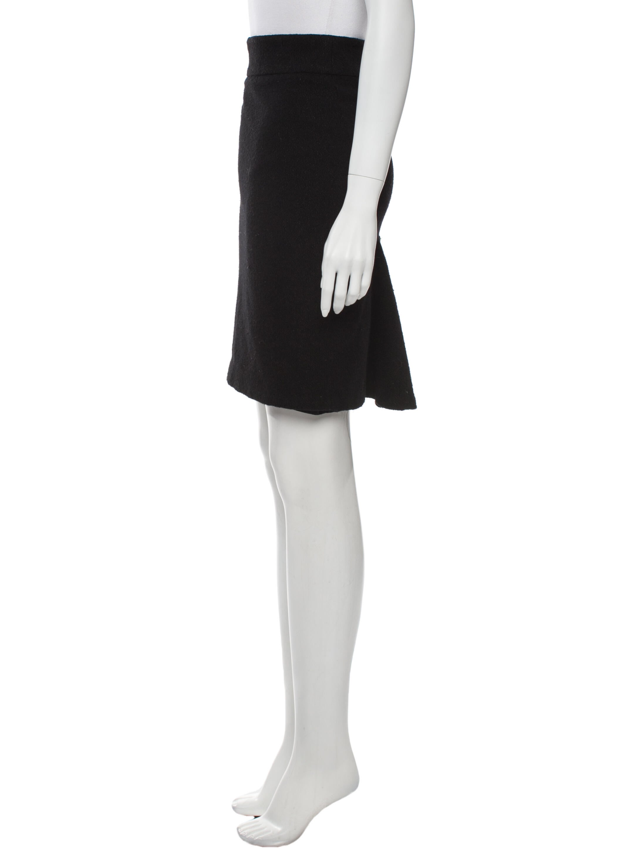 Krizia Wool Knee-Length Skirt