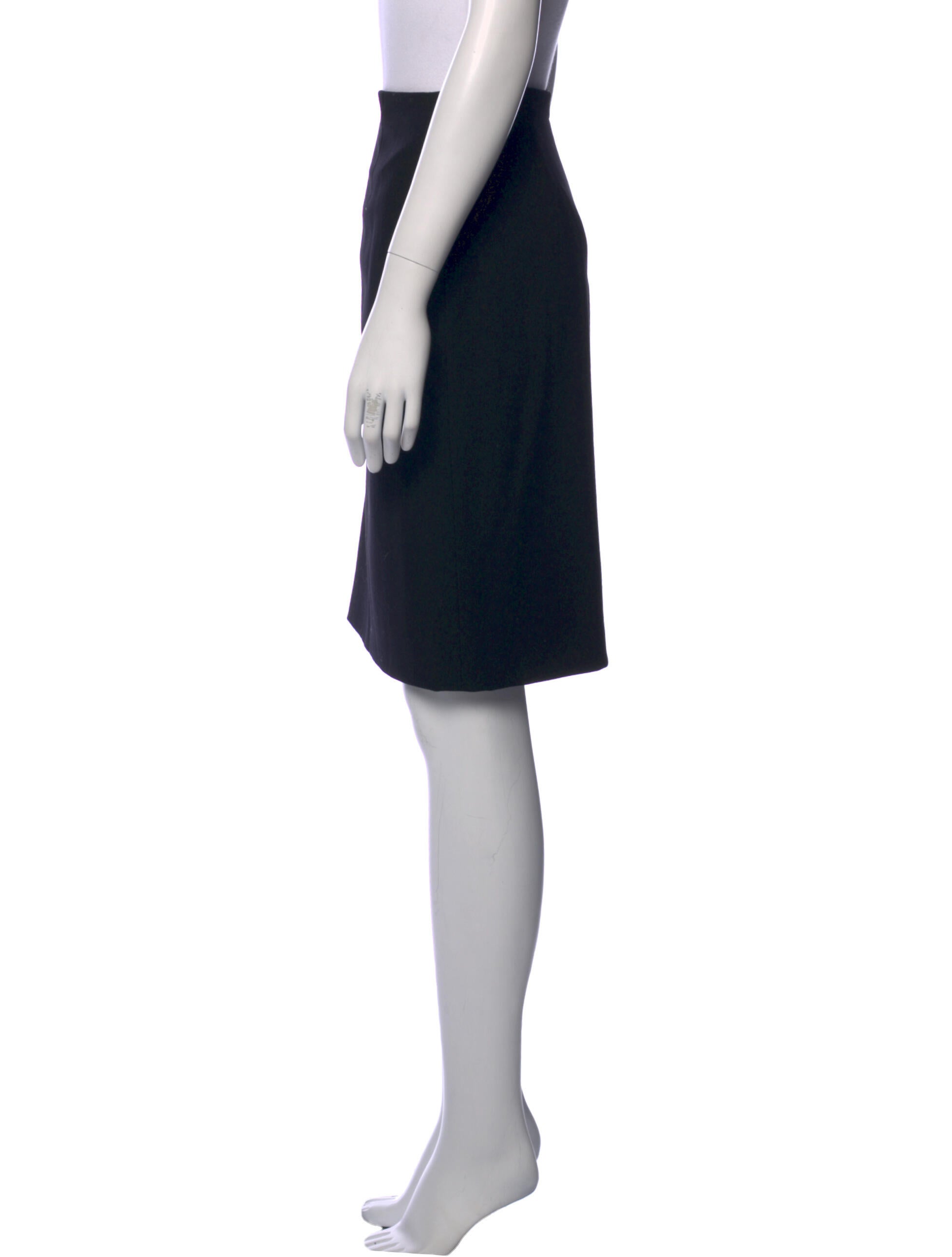 Krizia Wool Knee-Length Skirt