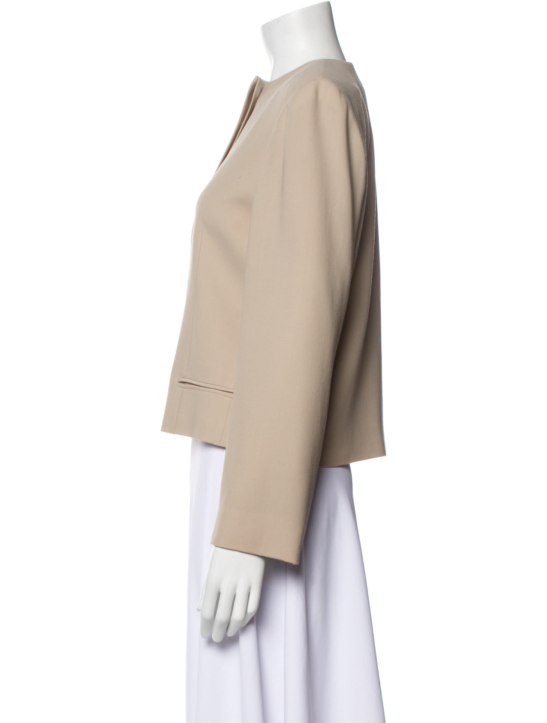 Krizia Late 1980's - Early 1990's Wool Evening Jacket