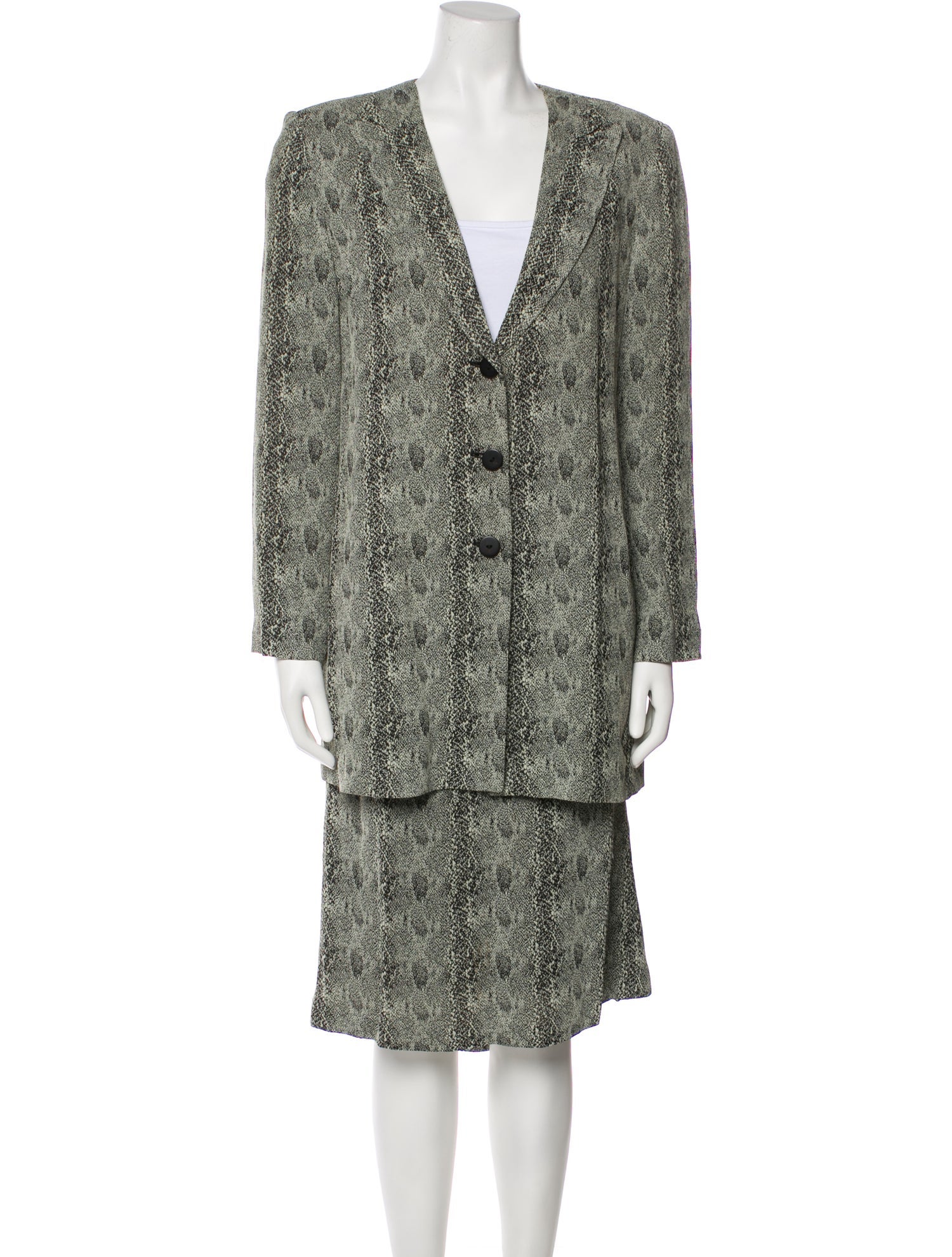 Krizia Vintage 1990's Skirt Suit