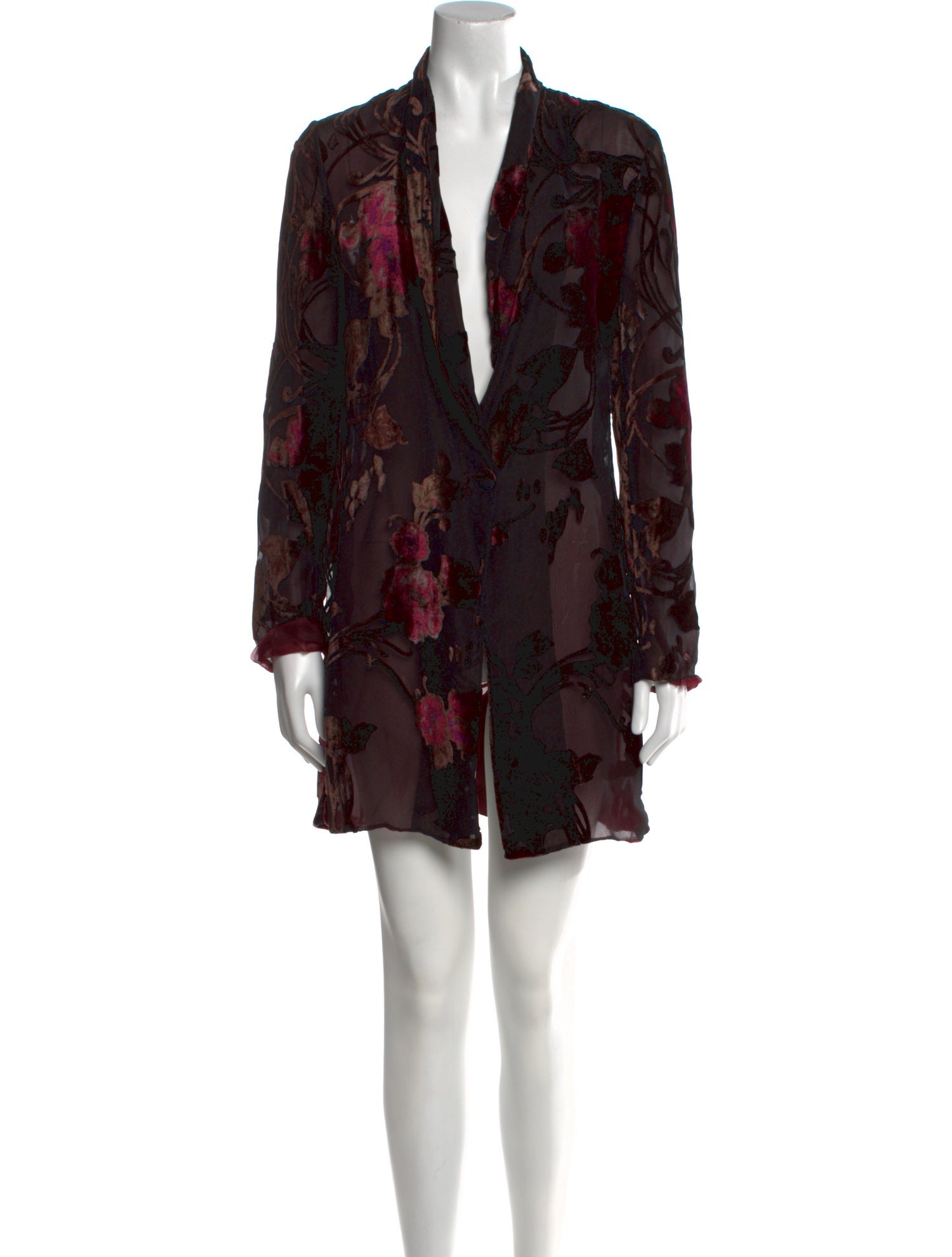 Krizia Floral Print Mini Dress