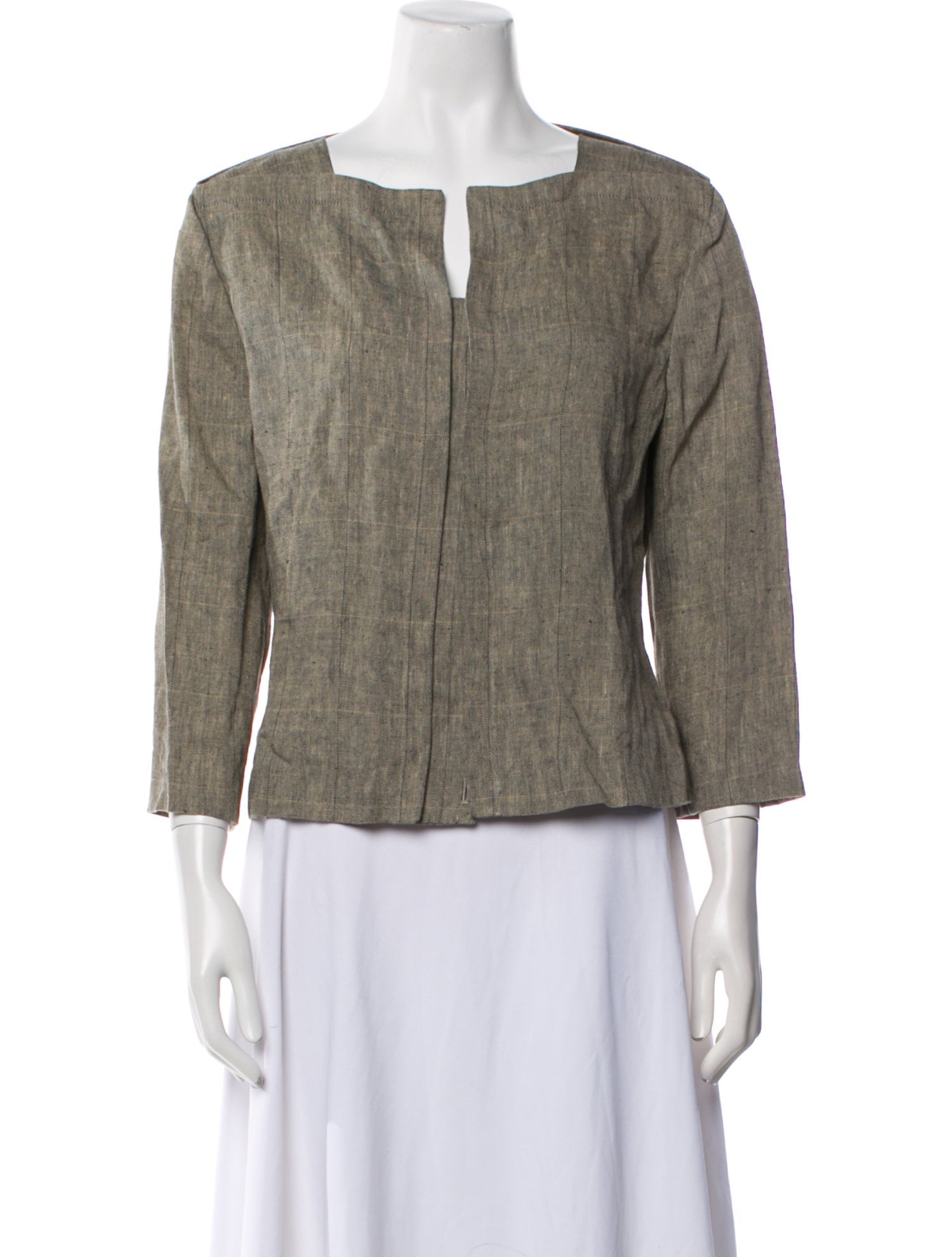 Krizia Linen Evening Jacket