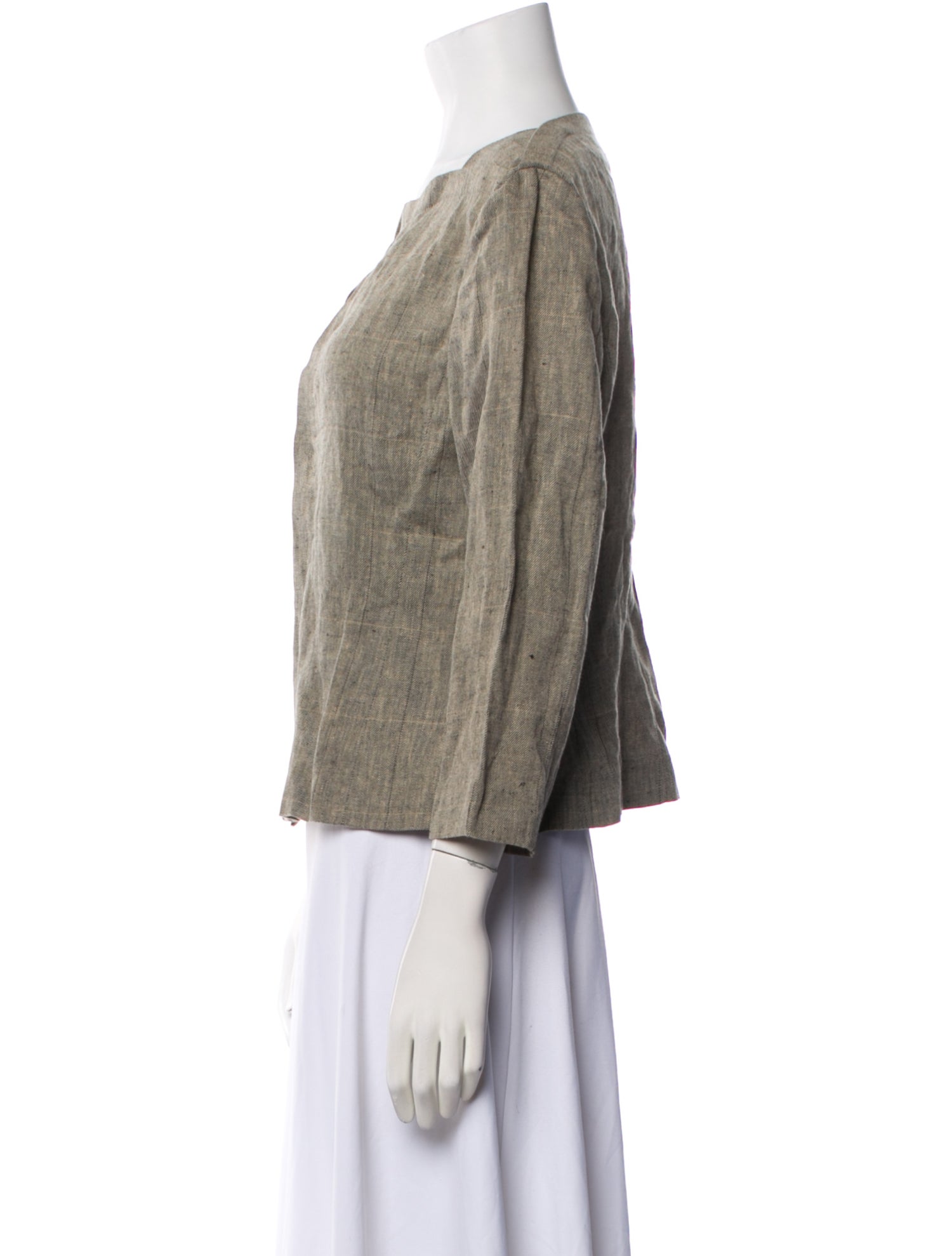 Krizia Linen Evening Jacket