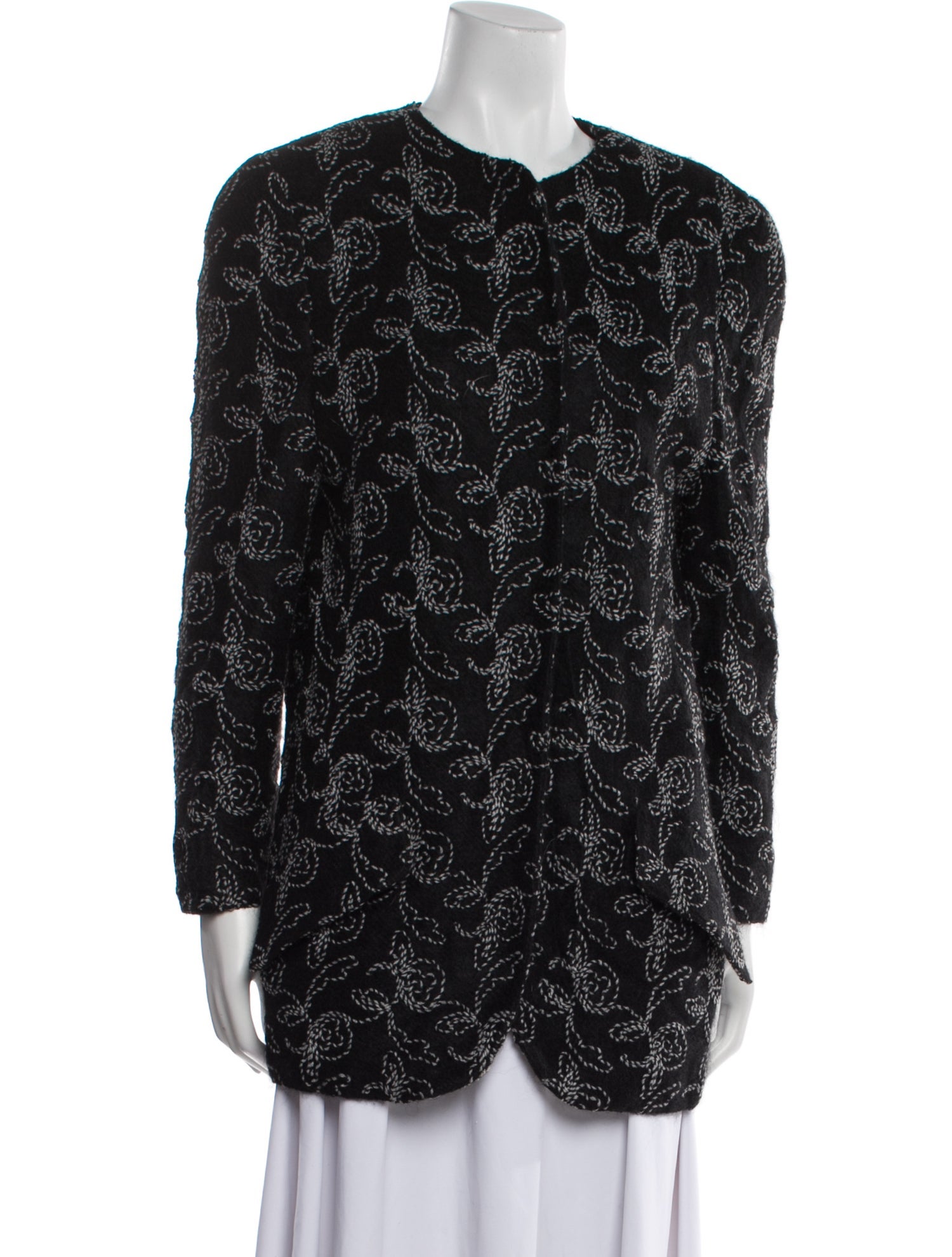 Krizia Wool Printed Jacket