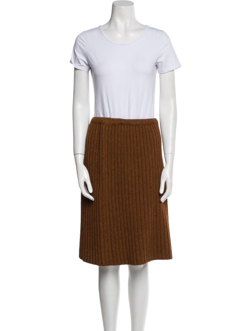 Krizia Colorblock Pattern Skirt Set