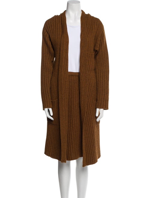 Krizia Colorblock Pattern Skirt Set