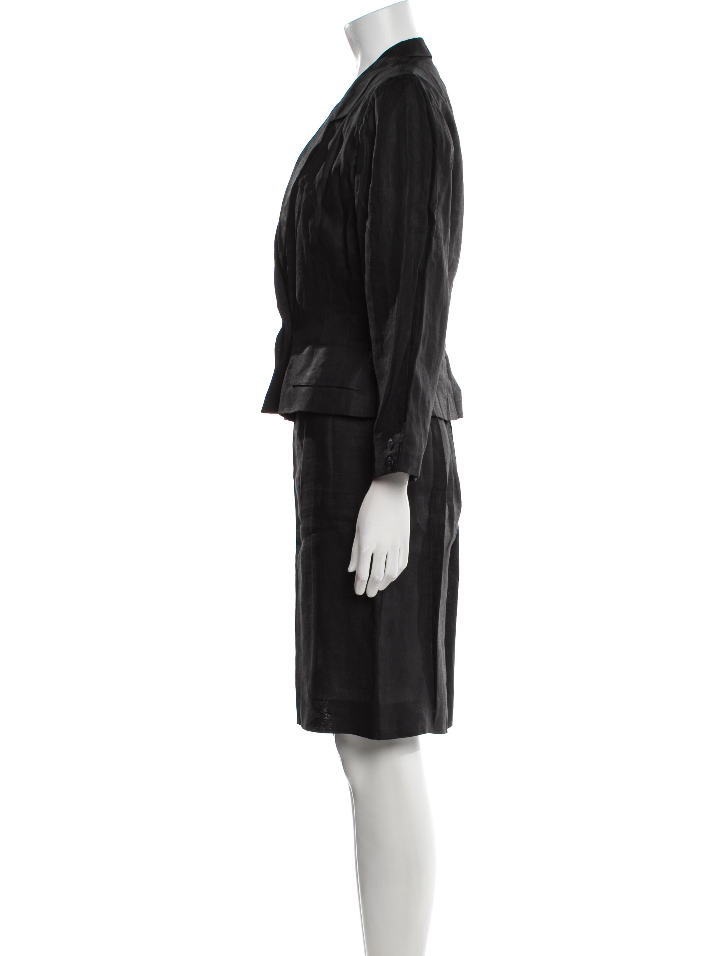 Krizia Linen Skirt Set