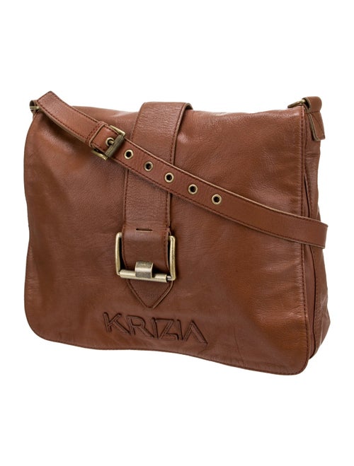 Krizia Leather Shoulder Bag