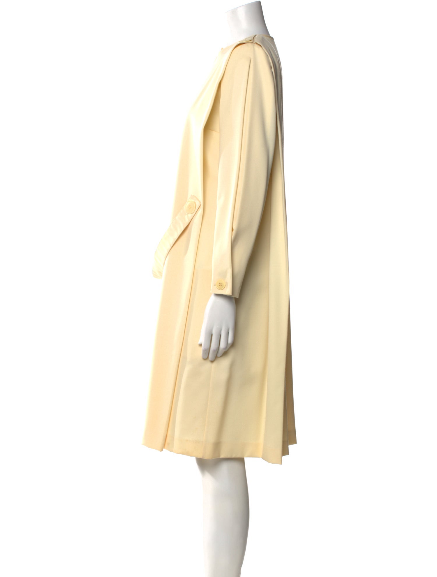 Krizia Wool Knee-Length Dress