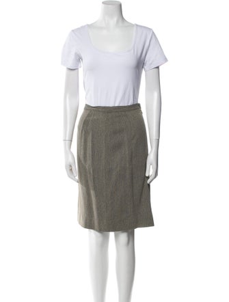 Krizia Wool Skirt Set