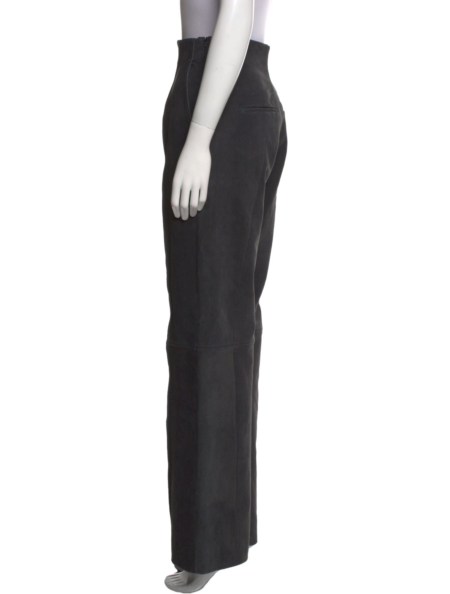 KZ_K Lambskin Wide Leg Pants