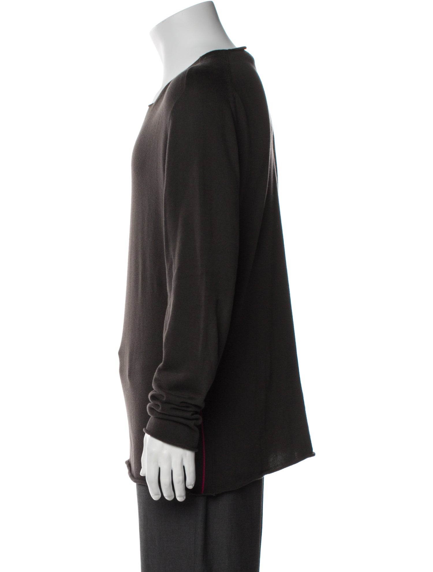 Label Under Construction Crew Neck Long Sleeve Pullover