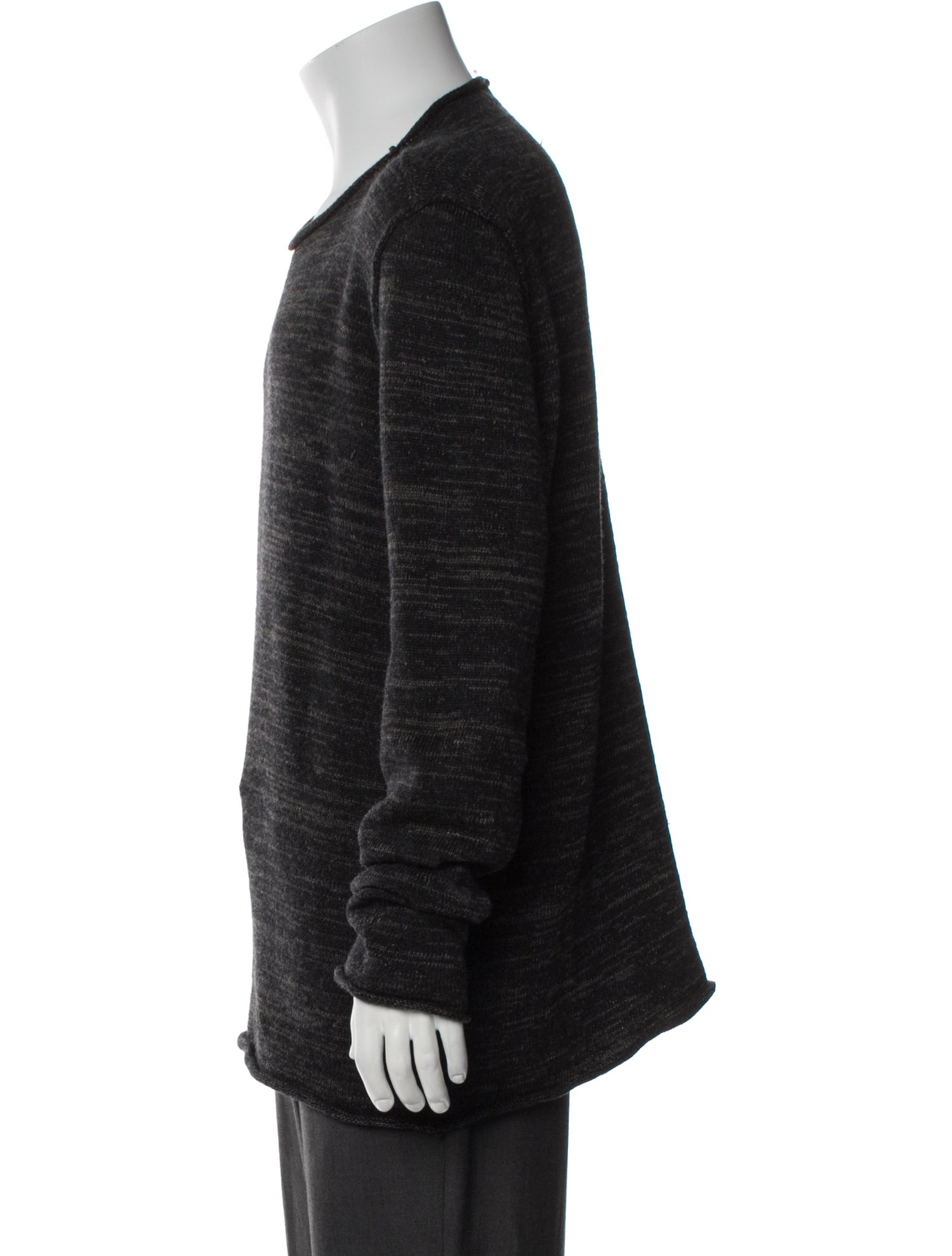 Label Under Construction Scoop Neck Long Sleeve Pullover