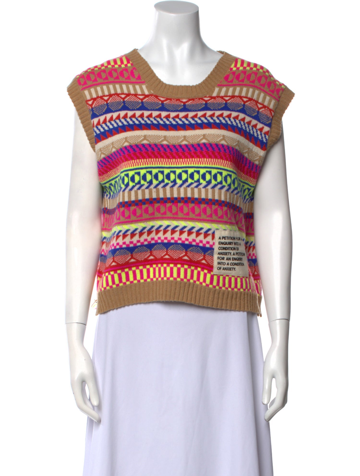 La Fetiche Merino Wool Striped Sweater