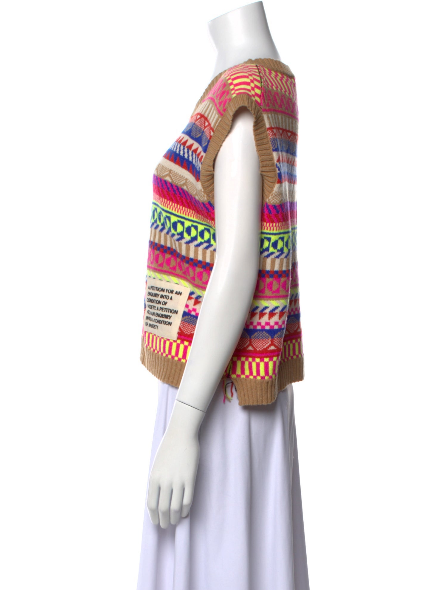 La Fetiche Merino Wool Striped Sweater