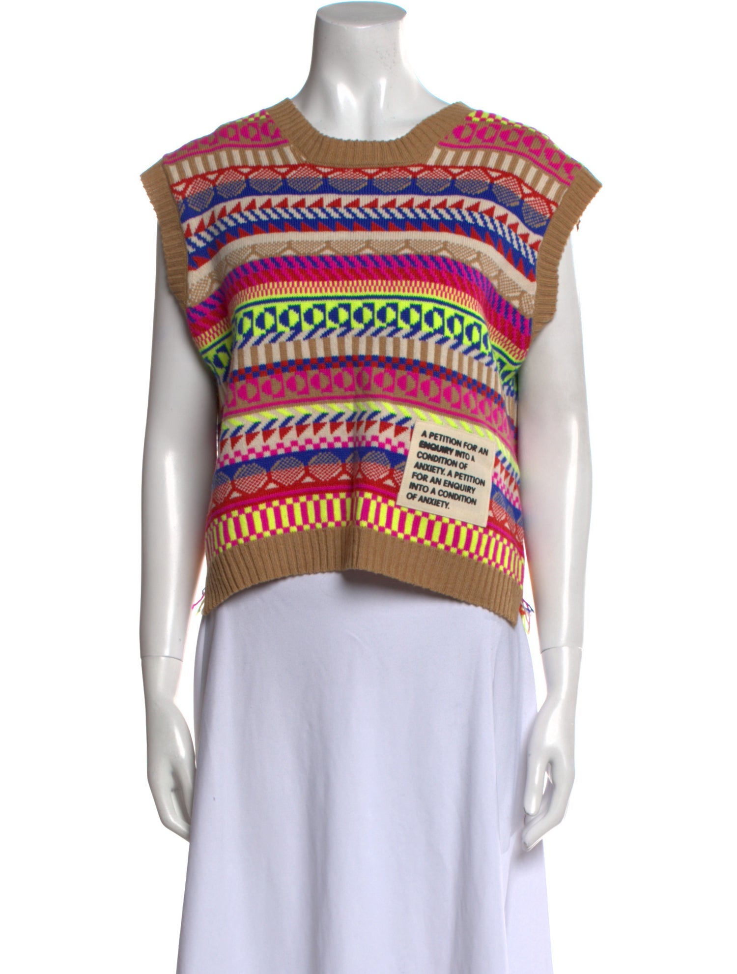 La Fetiche Merino Wool Striped Sweater