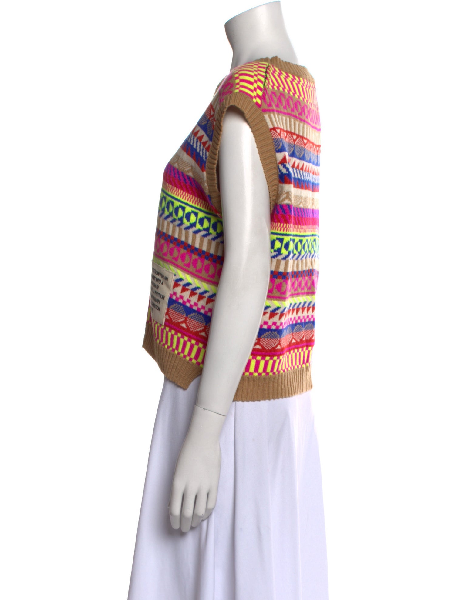 La Fetiche Merino Wool Striped Sweater