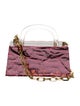 L'Afshar Acrylic Top Handle Bag