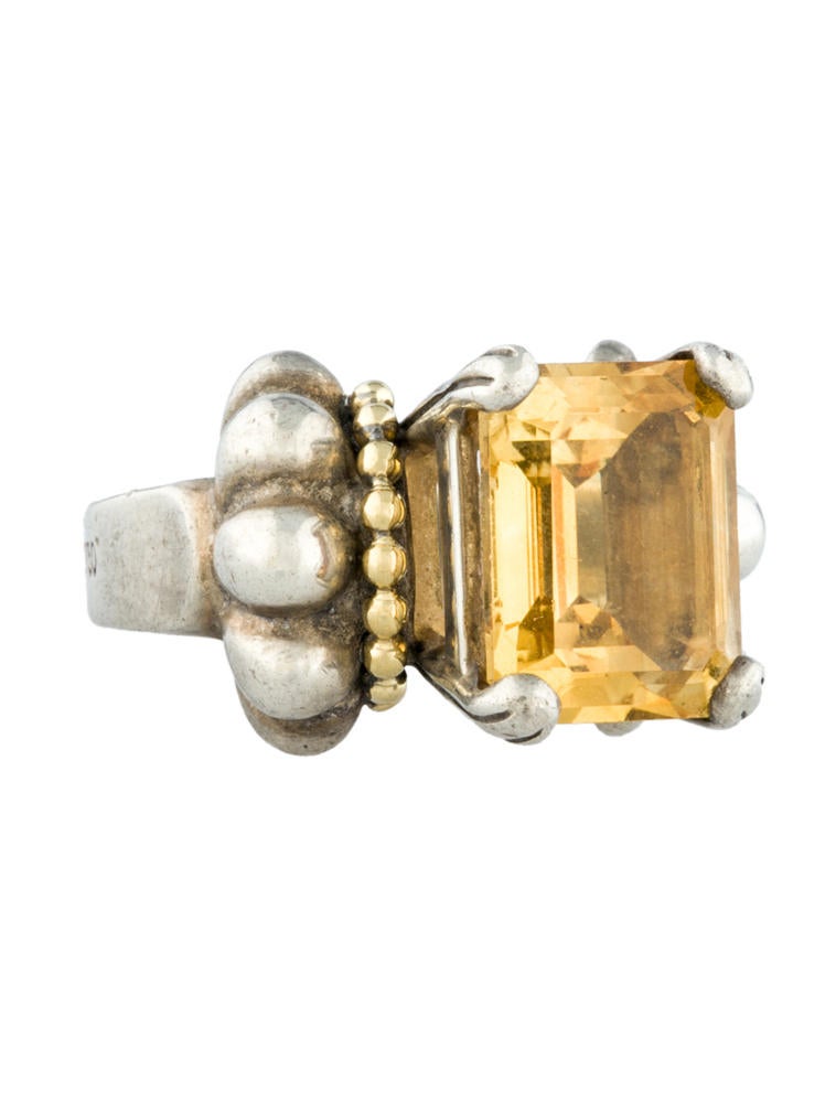 Lagos Caviar Citrine Ring Rings LAG20025 The RealReal