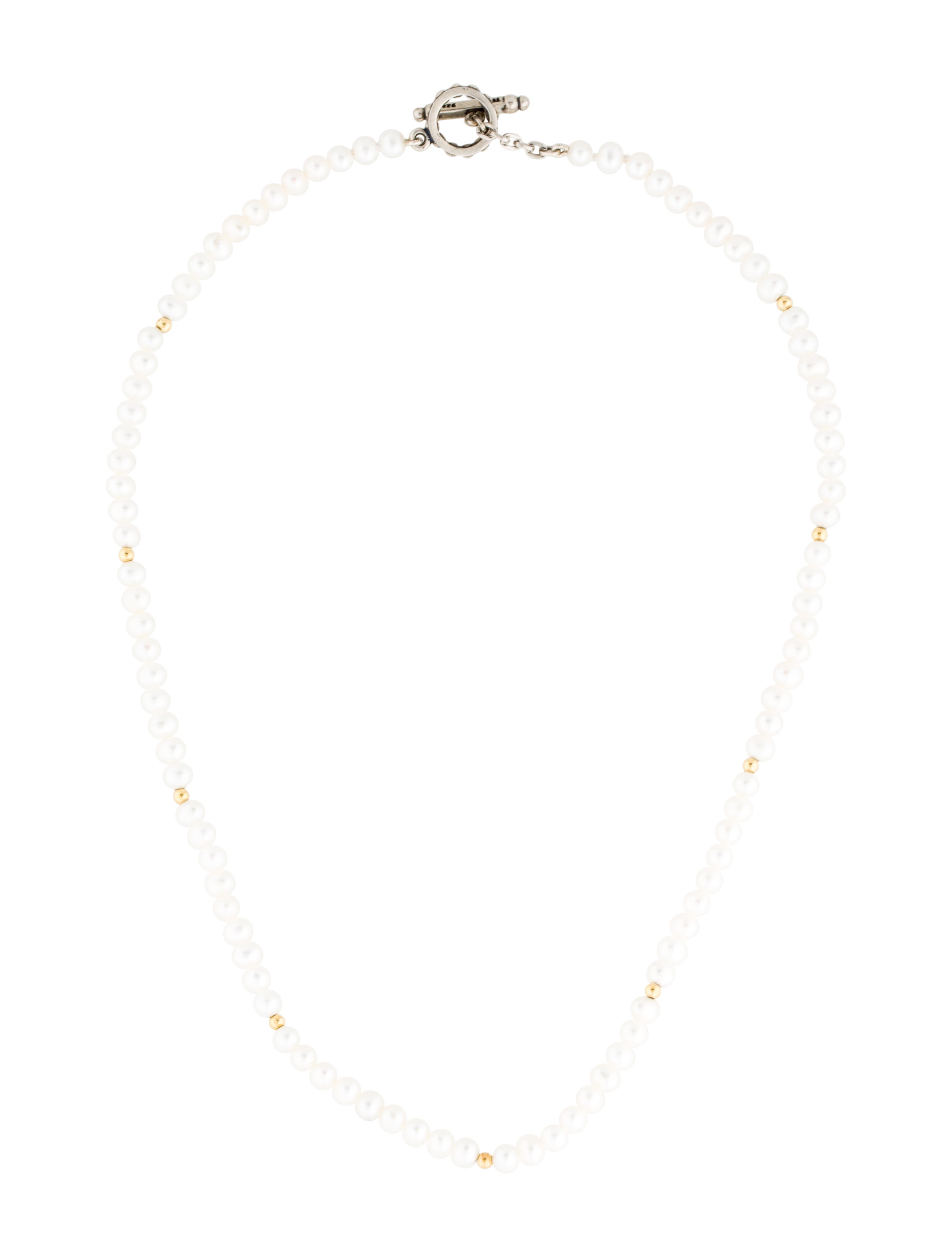 Lagos Caviar Pearl Strand Necklace - Necklaces - LAG21109 | The RealReal