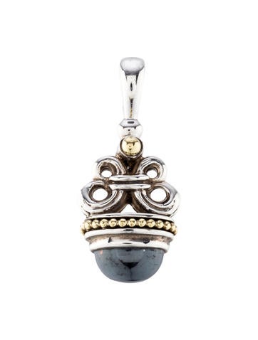 Lagos Caviar Hematite Pendant