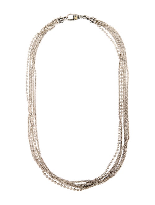Lagos Lagos Multi Chain Necklace Silver