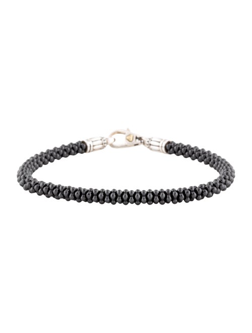 Lagos Black Caviar Beaded Bracelet Black
