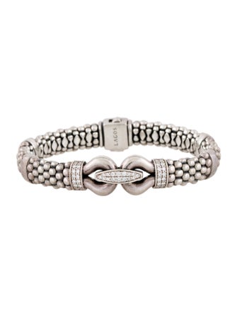 Lagos Diamond Derby Buckle Bracelet