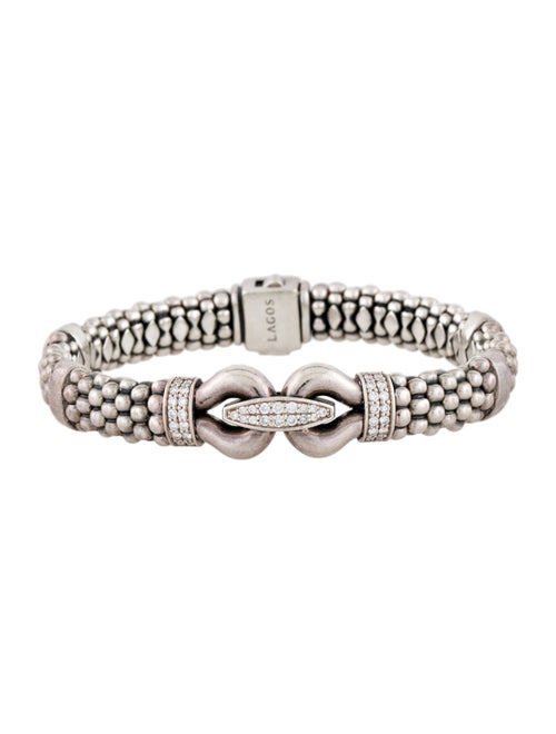 Lagos Diamond Derby Buckle Bracelet