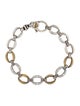 Lagos 1.05ctw Diamond Three Station Link Bracelet