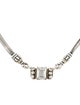 Lagos Topaz & Sclupted Interchangeable Enhancer Pendant Necklace