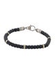 Lagos Ceramic Black Caviar Station Beaded Bracelet