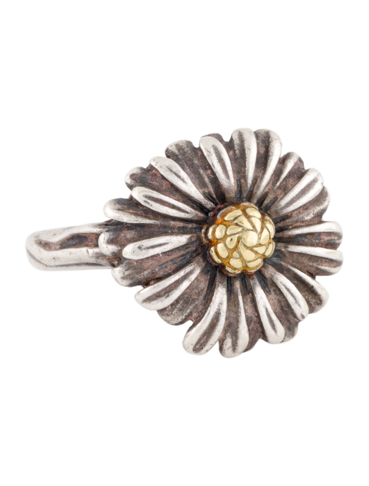 Lagos Two-Tone Daisy Ring