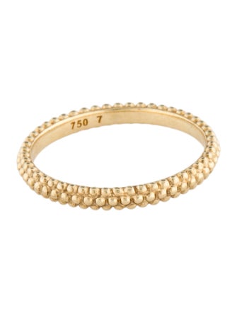 Lagos 18K Caviar Stacking Band