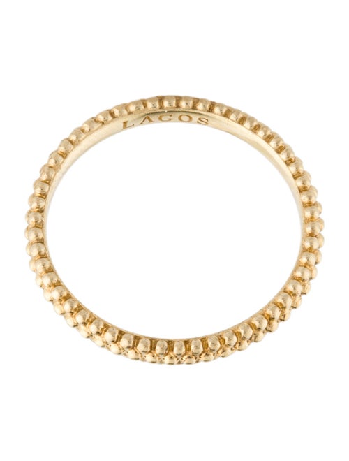 Lagos 18K Caviar Stacking Band