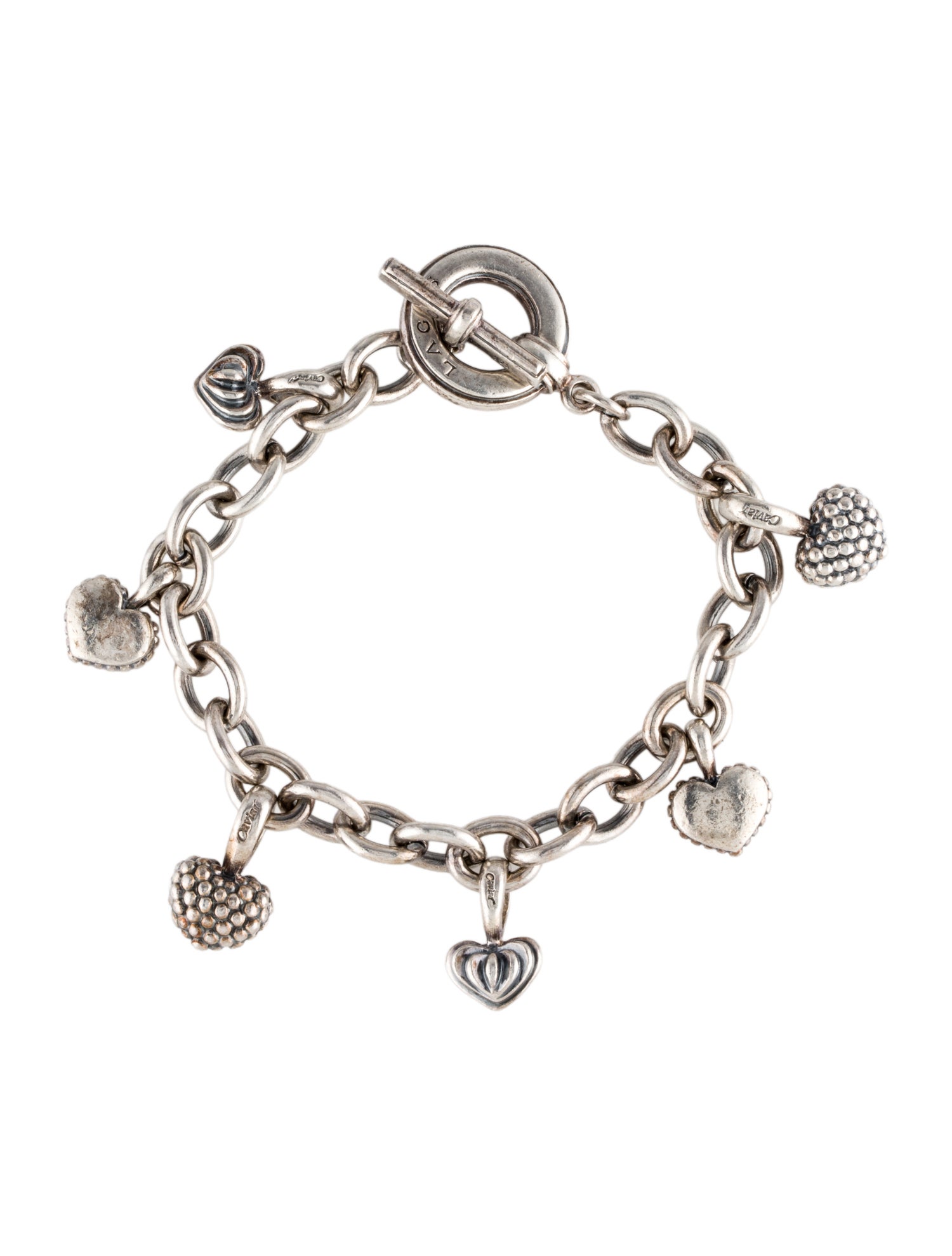 Lagos Heart Charm Toggle Bracelet