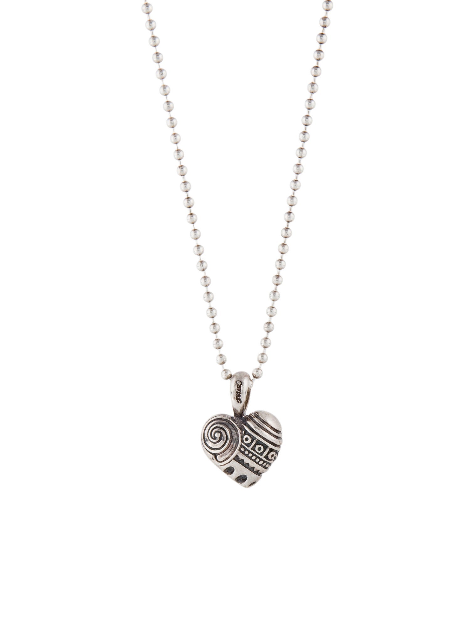 Lagos Caviar Heart of Philadelphia Pendant Necklace