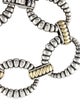 Lagos Caviar Two-Tone Large Fluted Link Bracelet