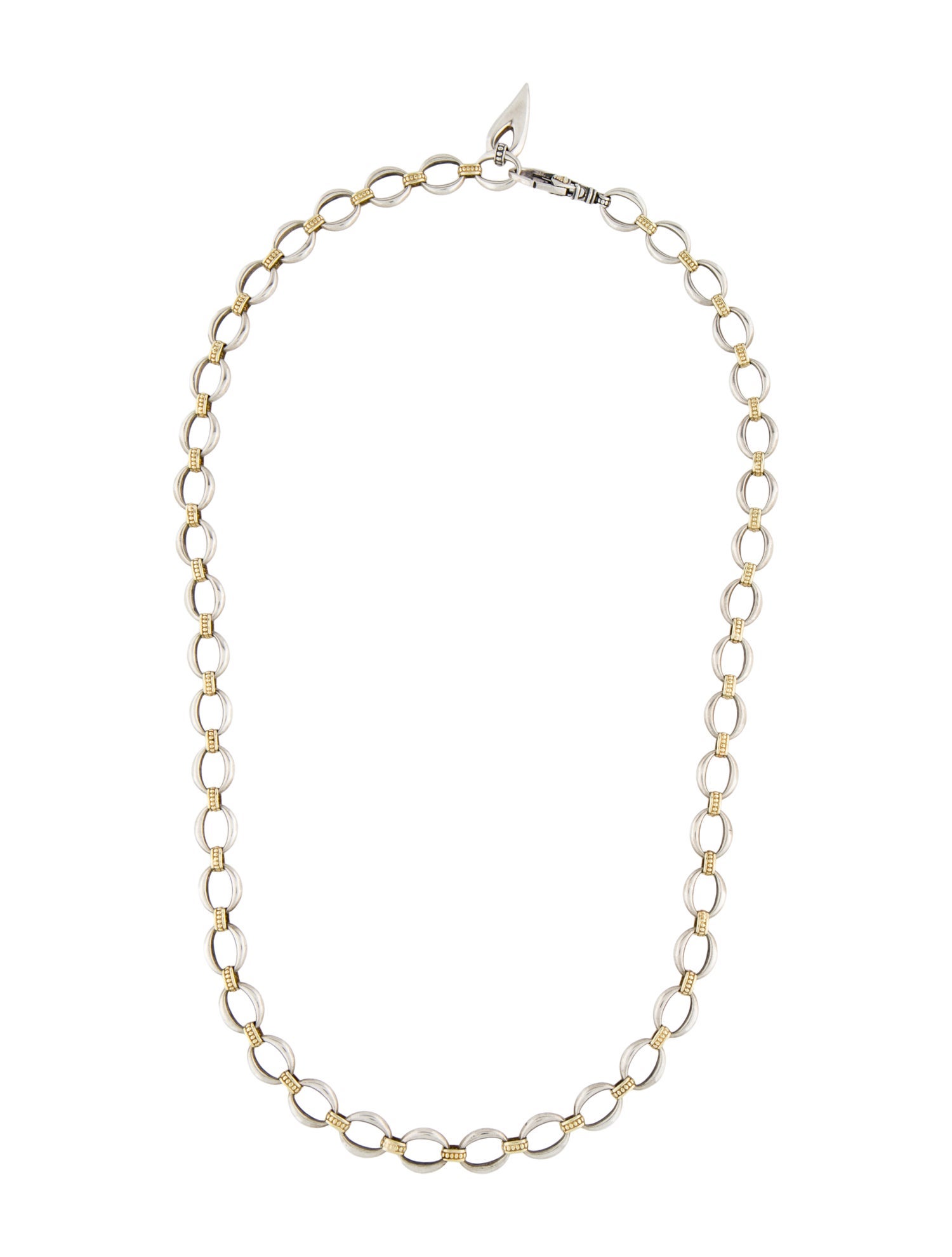 Lagos Two-Tone Chain Necklace